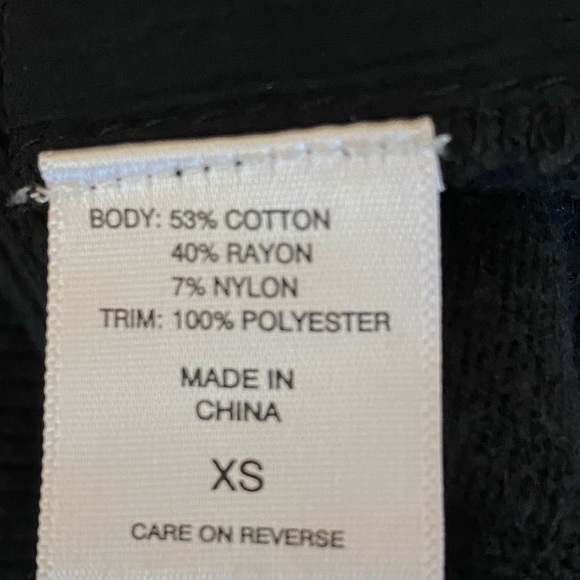 New York & Company Black Sheer Panel Cardigan Size XS P-15 - Picture 11 of 15